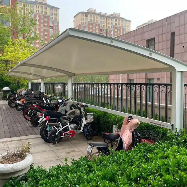 怀远县膜结构电动车棚